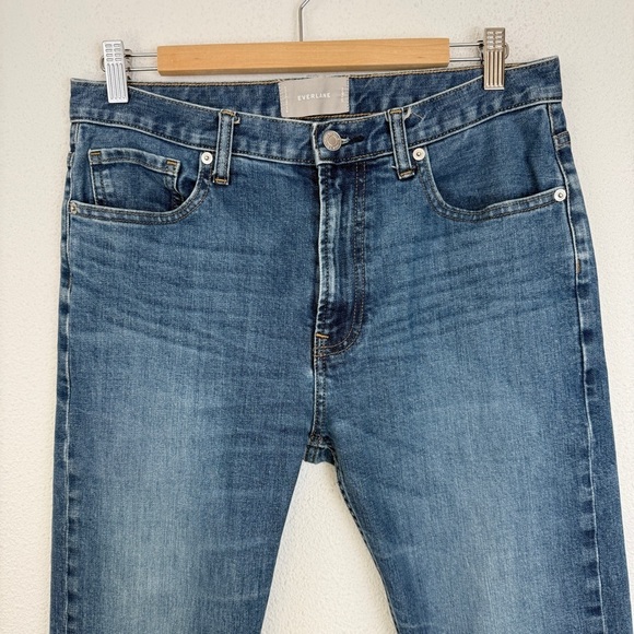 Everlane Mid Rise Straight Leg Jean Denim 29 - Picture 2 of 6